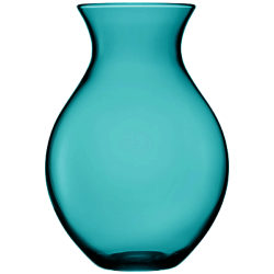 LSA International Flower Colour Vase, H30cm, Peacock